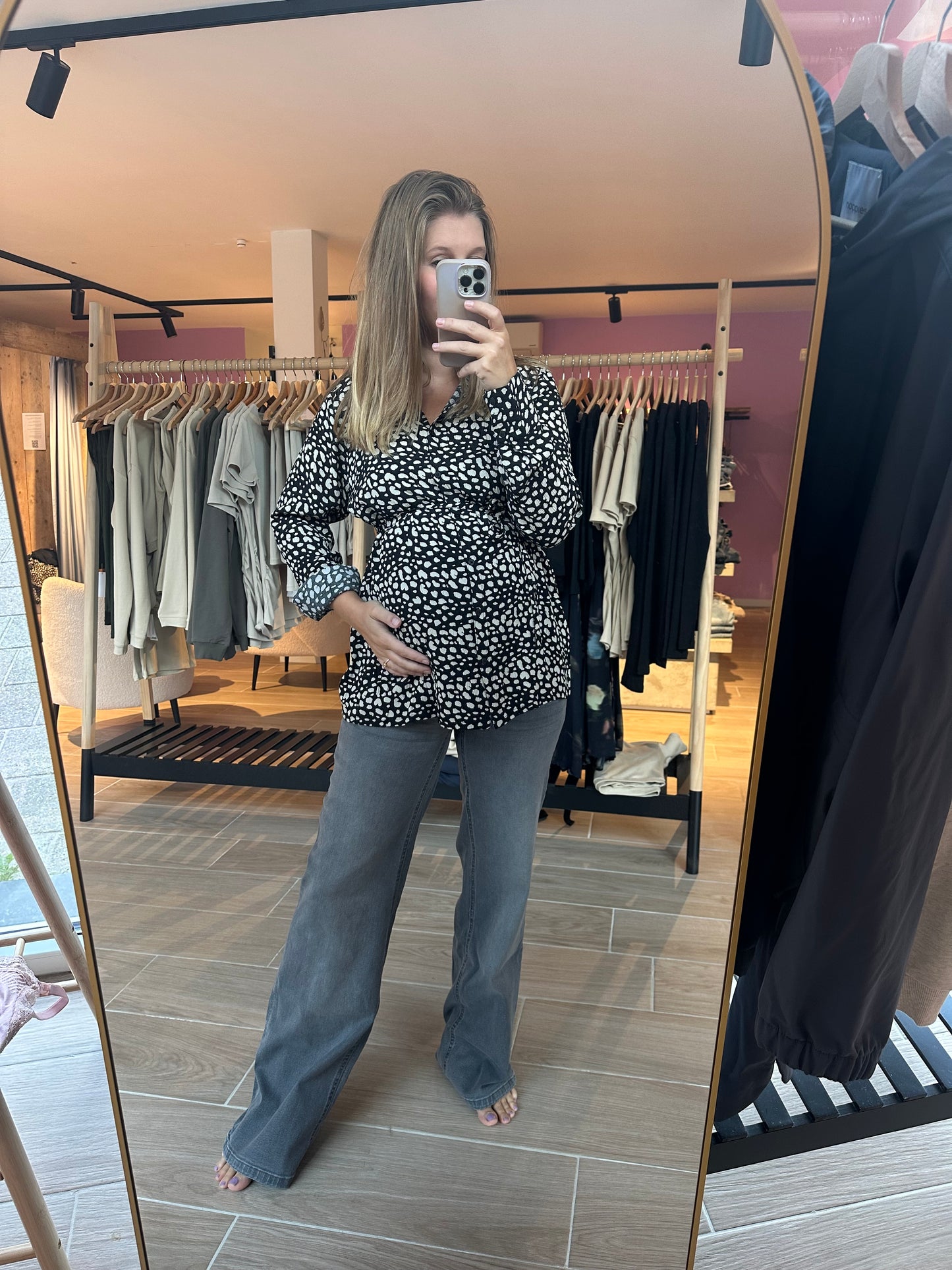 Varde blouse minimal dot