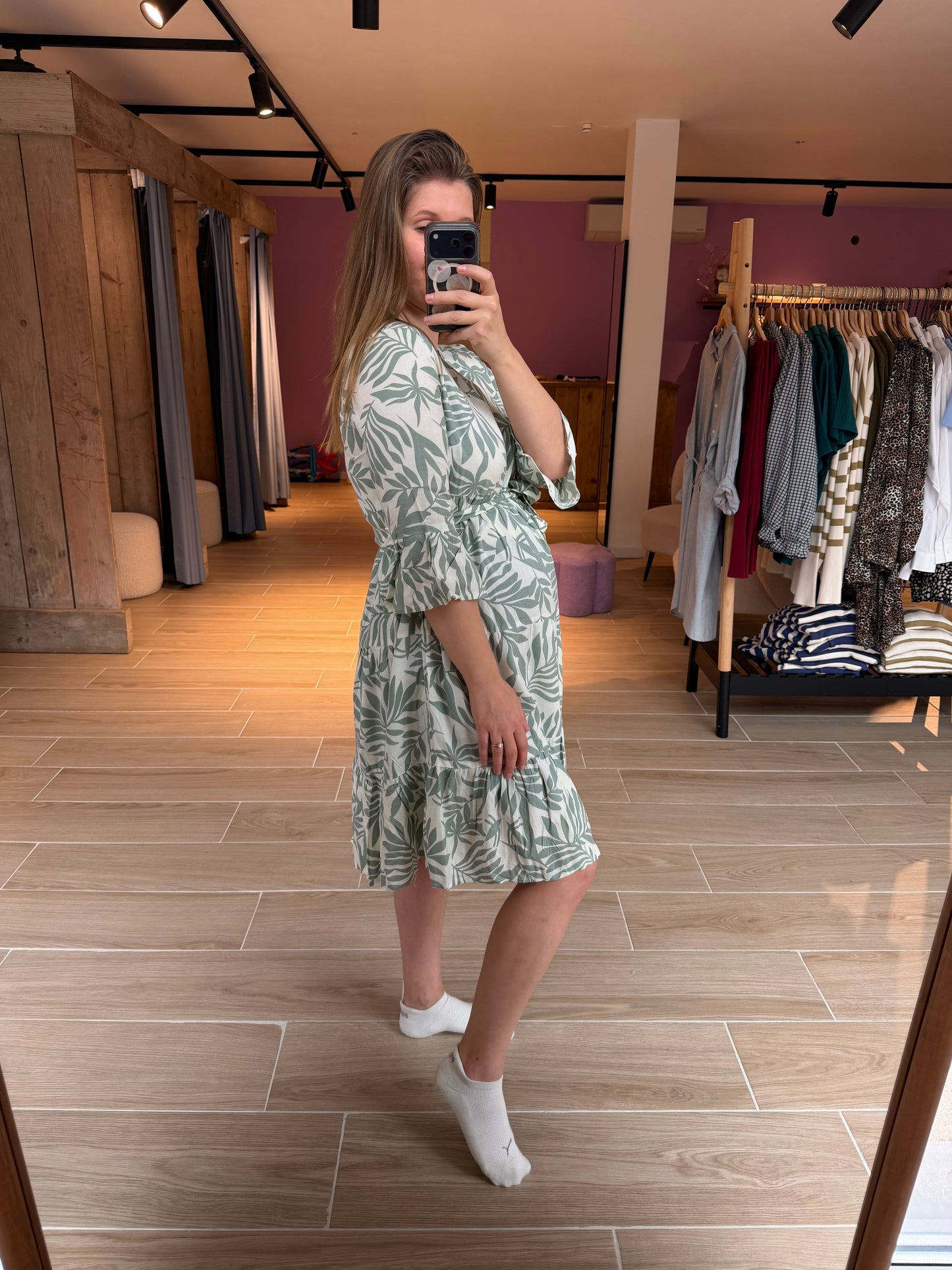 Jenny dress snow white/lily