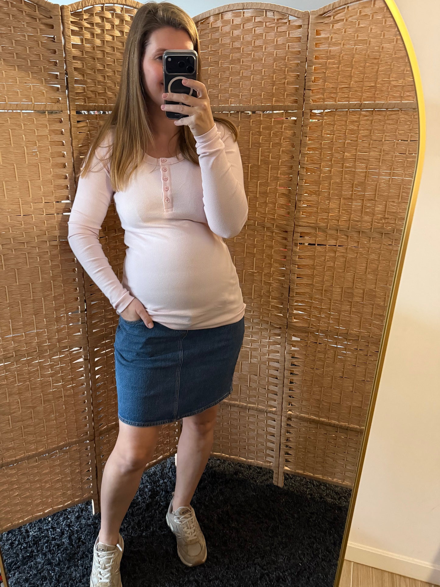 Denim skirt
