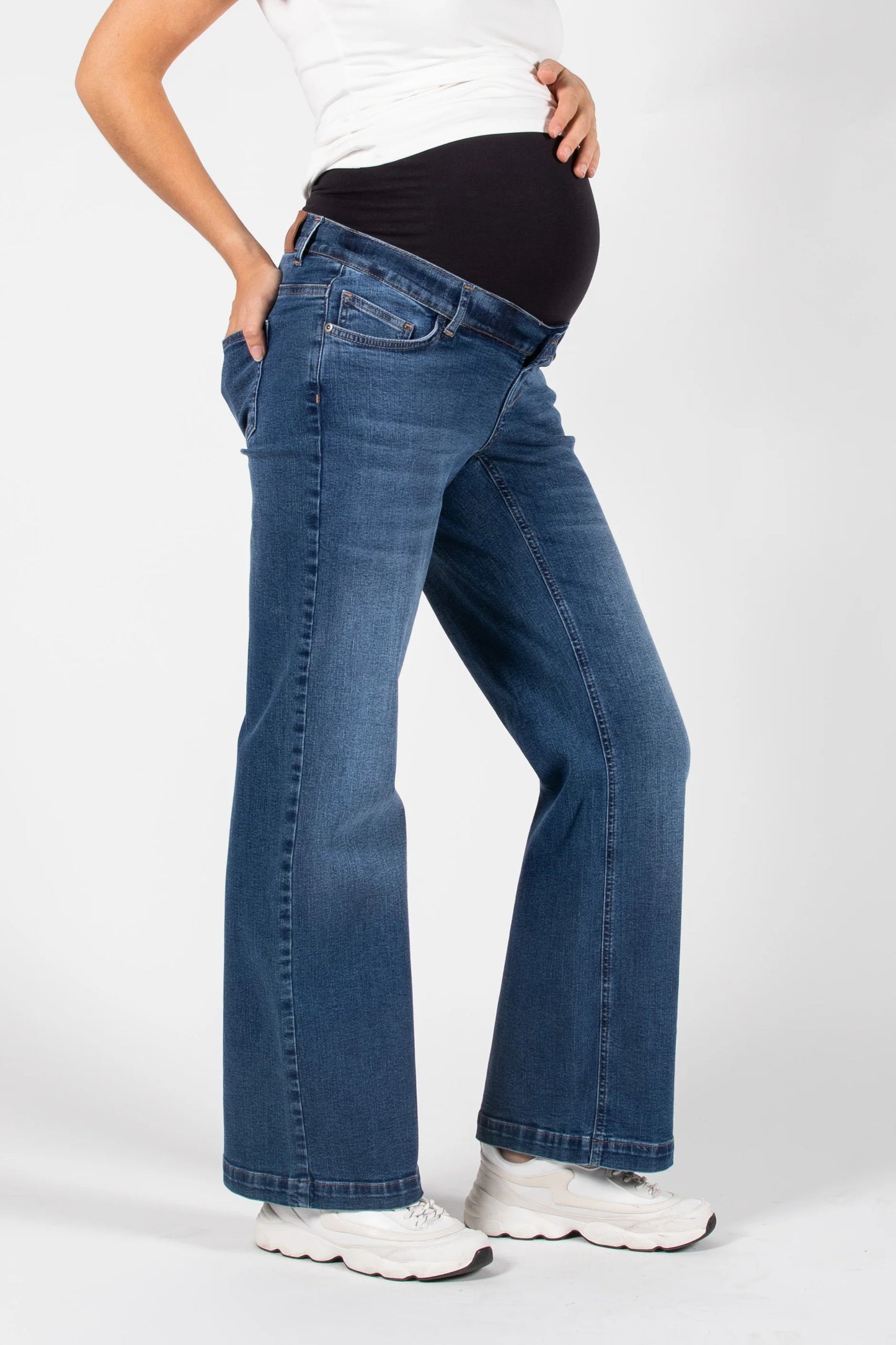 Jeans Julia wide stone wash