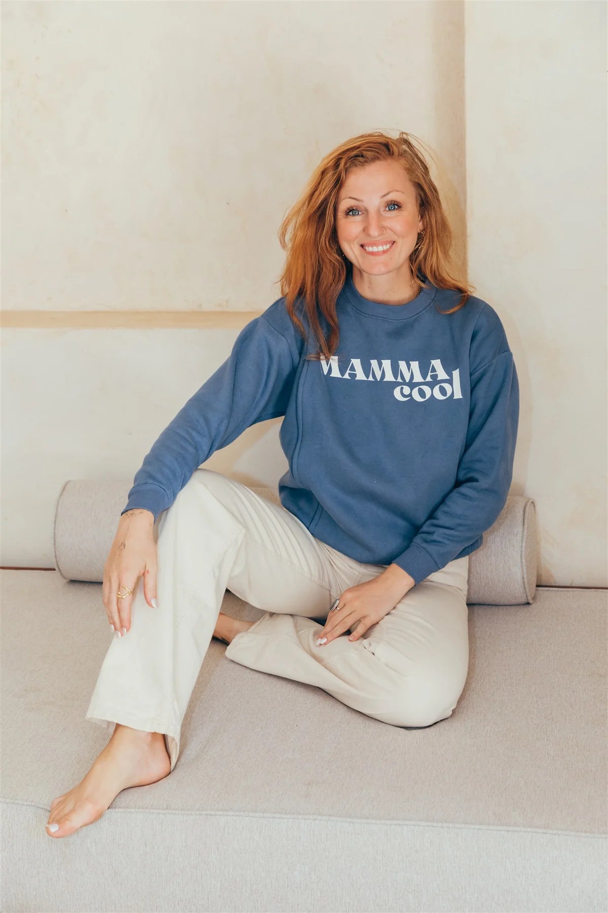 Nursing sweater mama cool