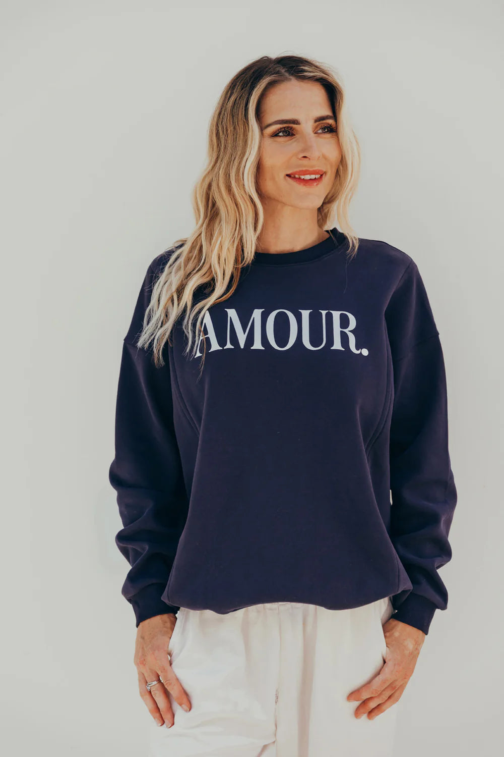 Nursing sweater Amour Marine