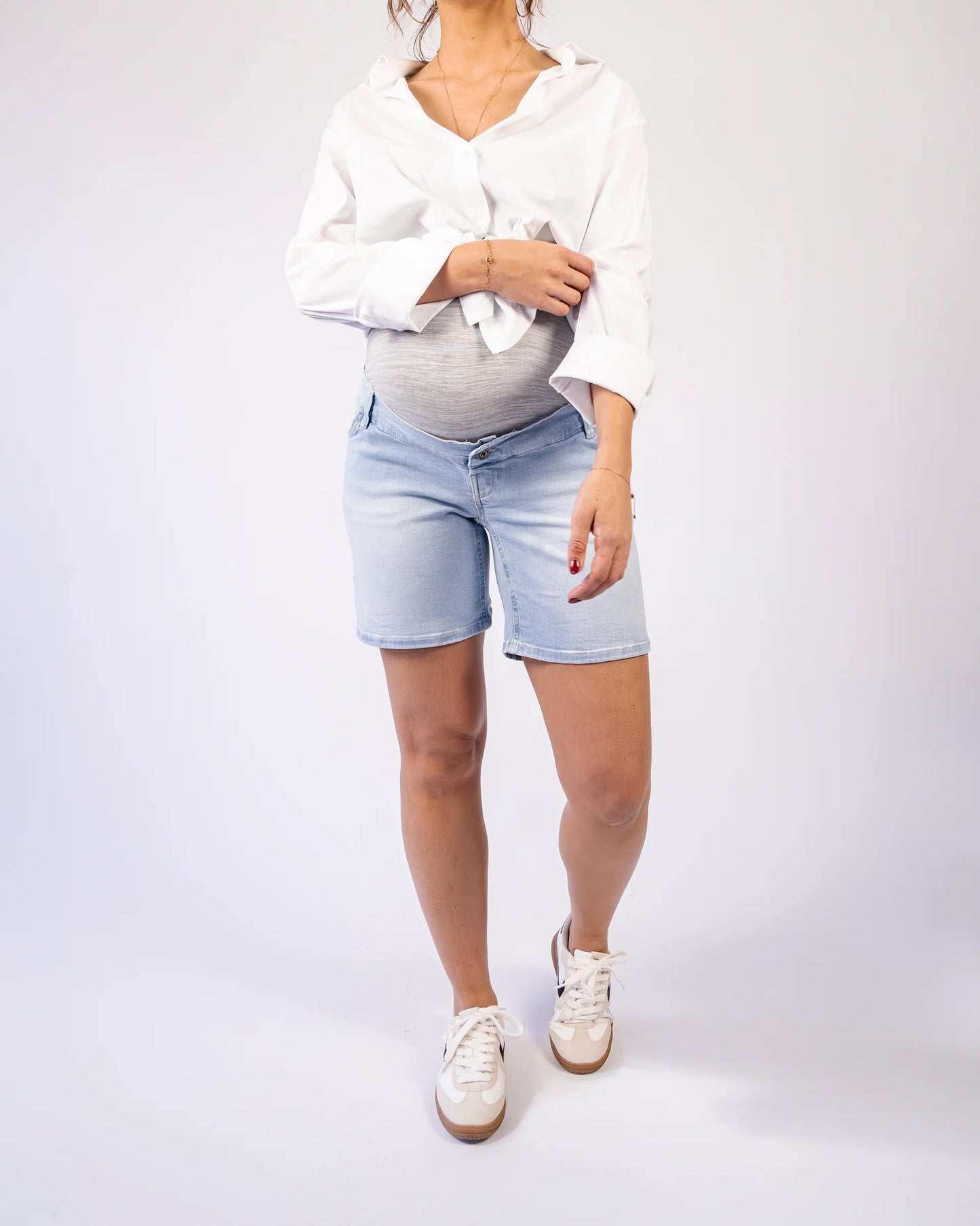 Jeans short long light Wash