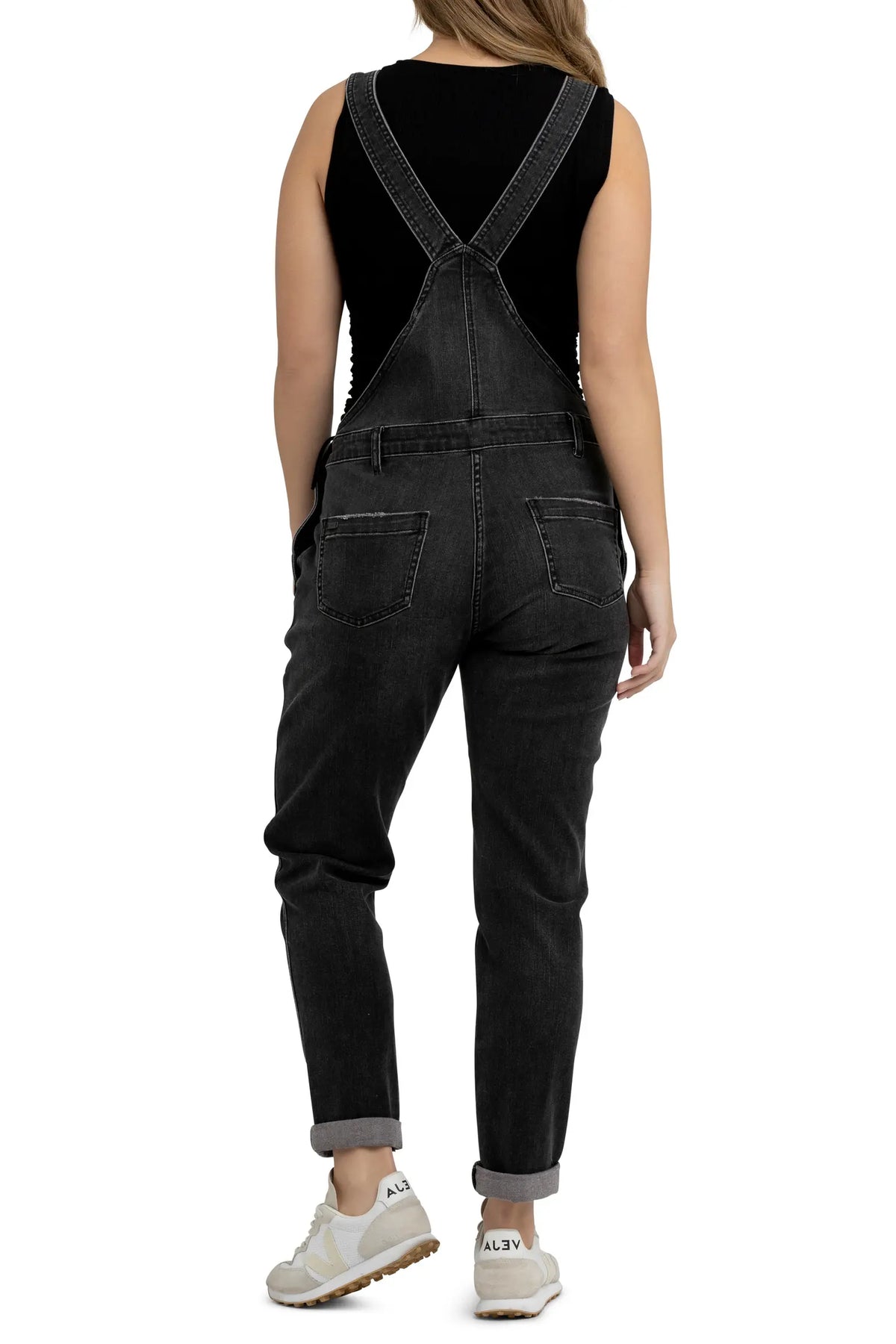 Denim overall black