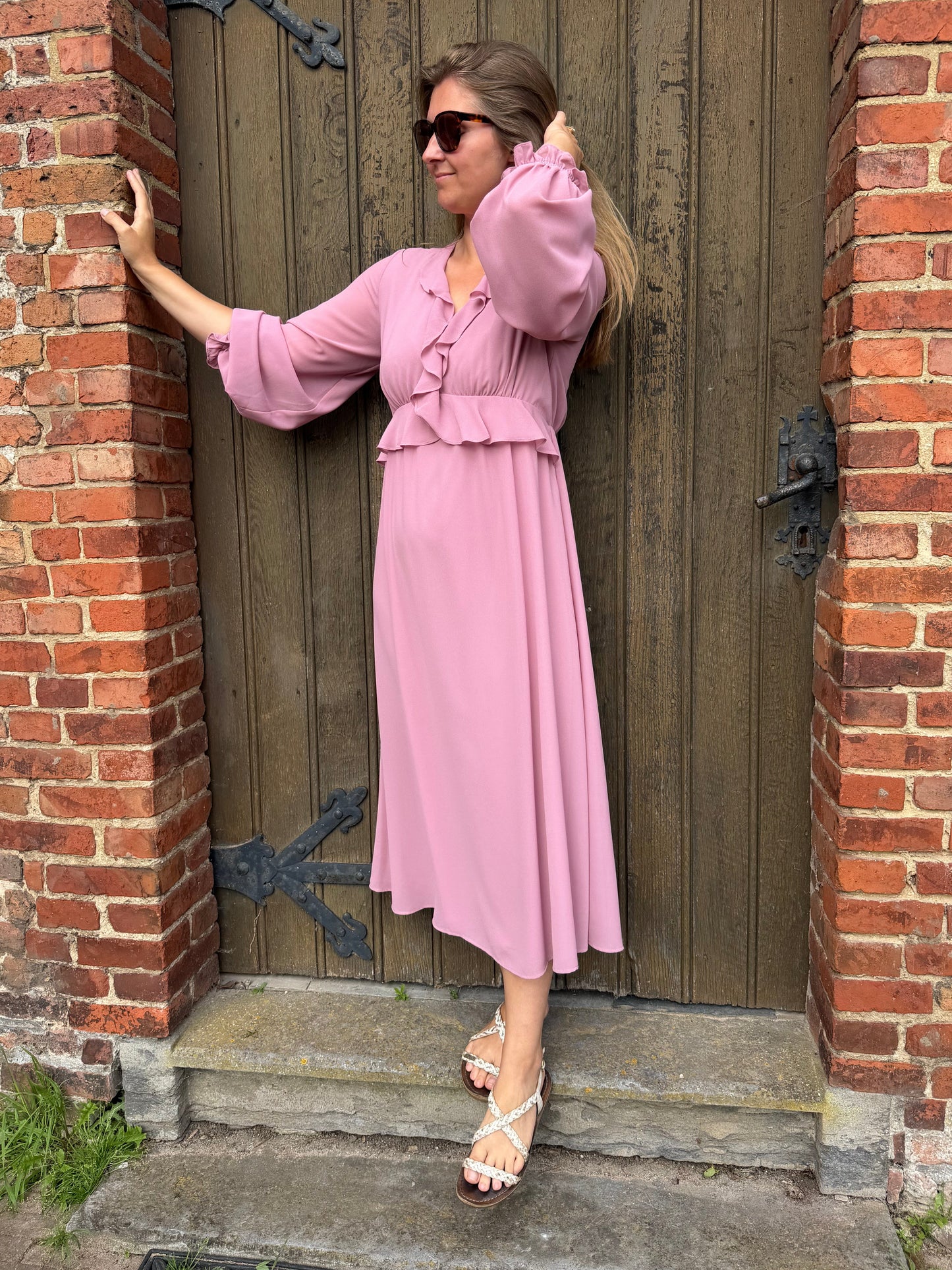 Dress LS midi Lilas