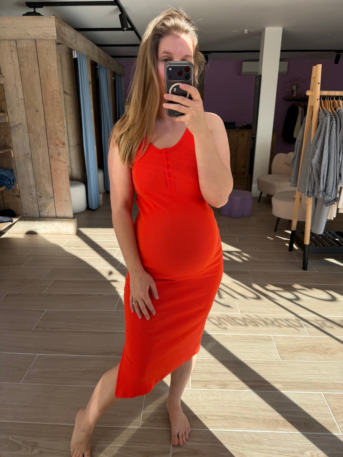 Dress nursing grenadine
