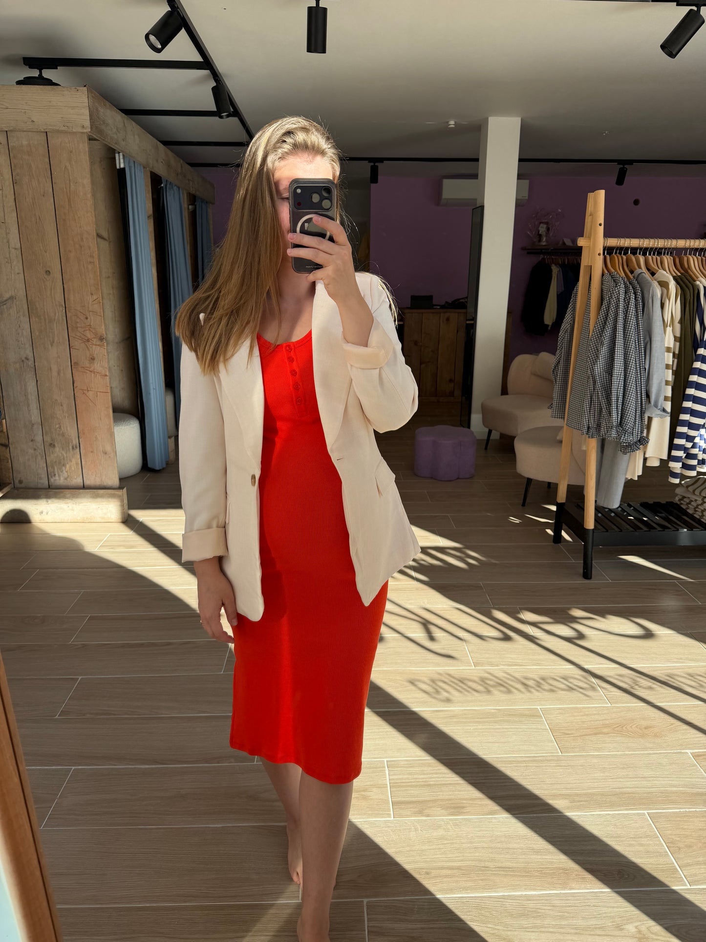 Dress nursing grenadine