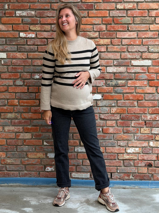 Jeans straight leg dark wash