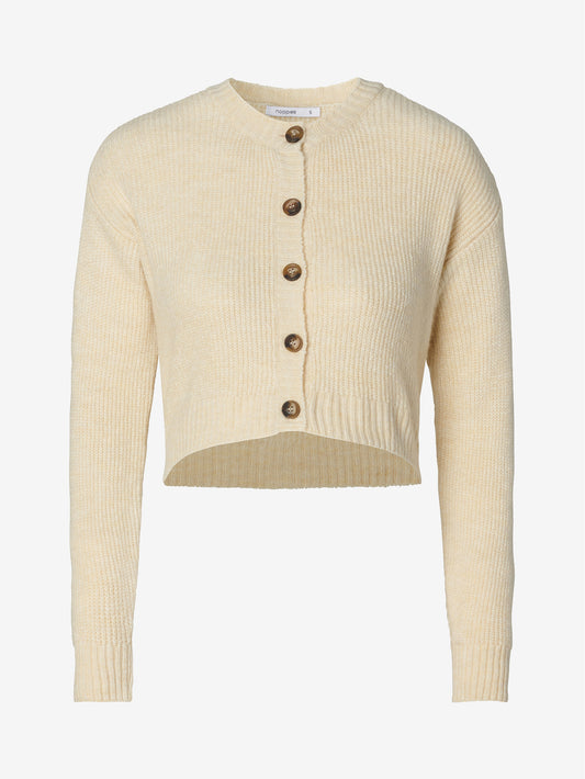 Cardigan nursing bone white