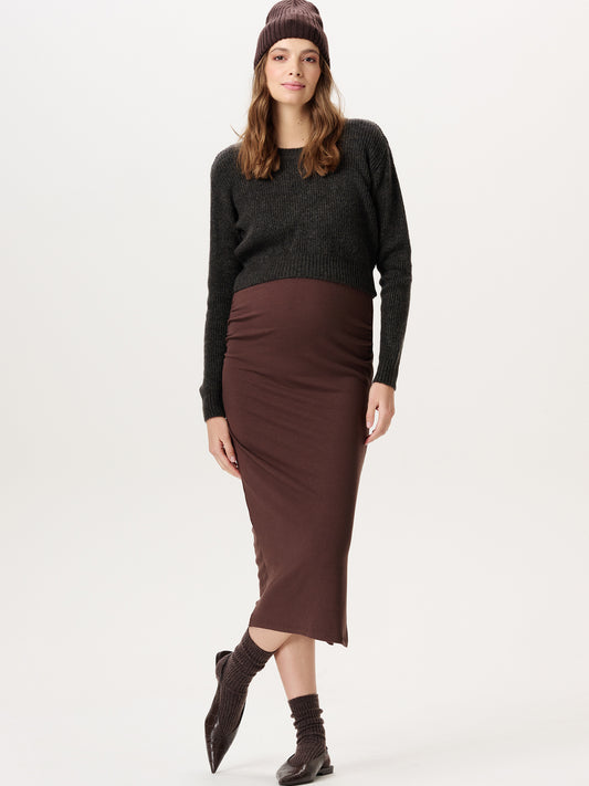 Skirt OTB midi brown