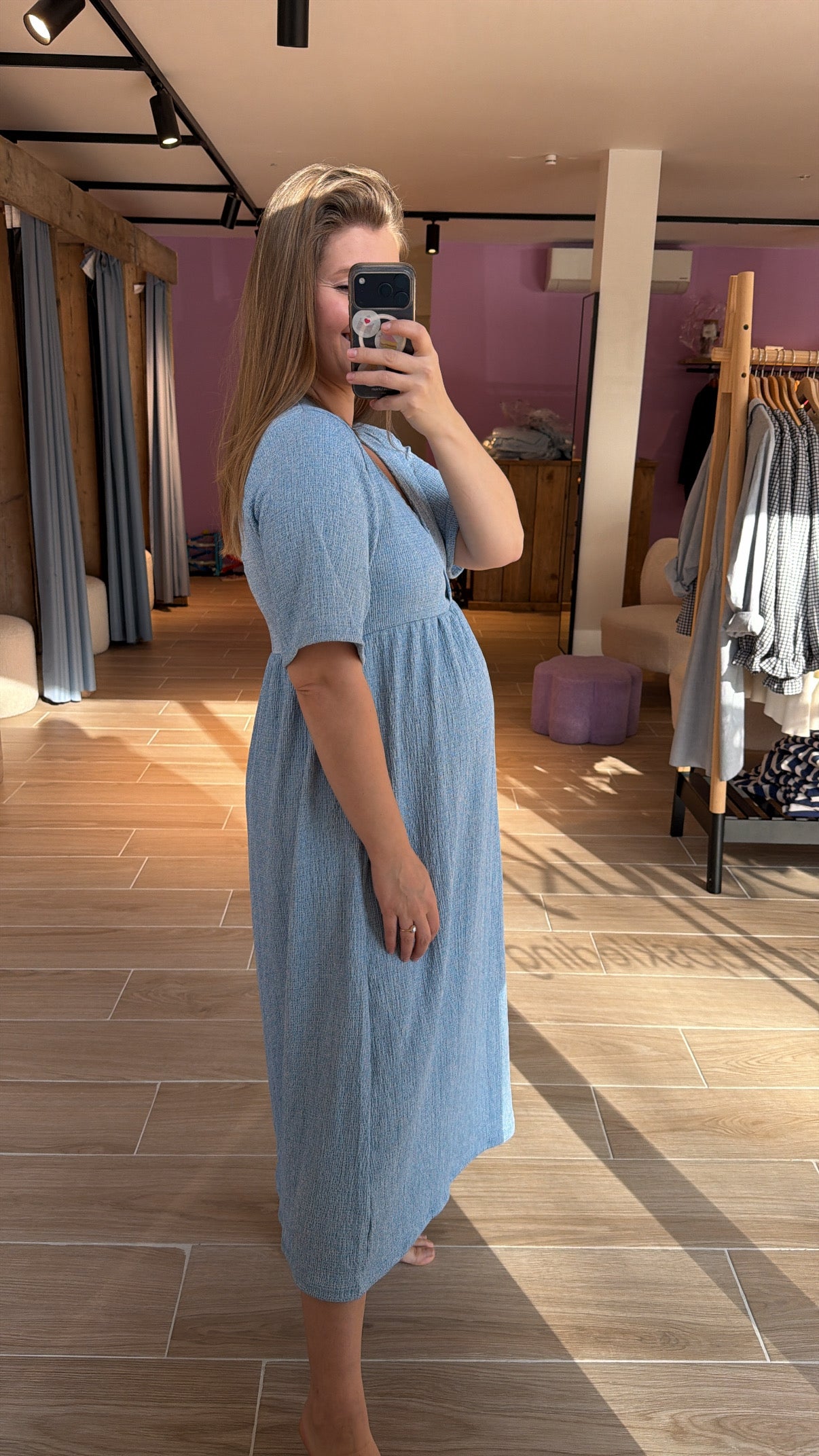 Jana lia dress blue