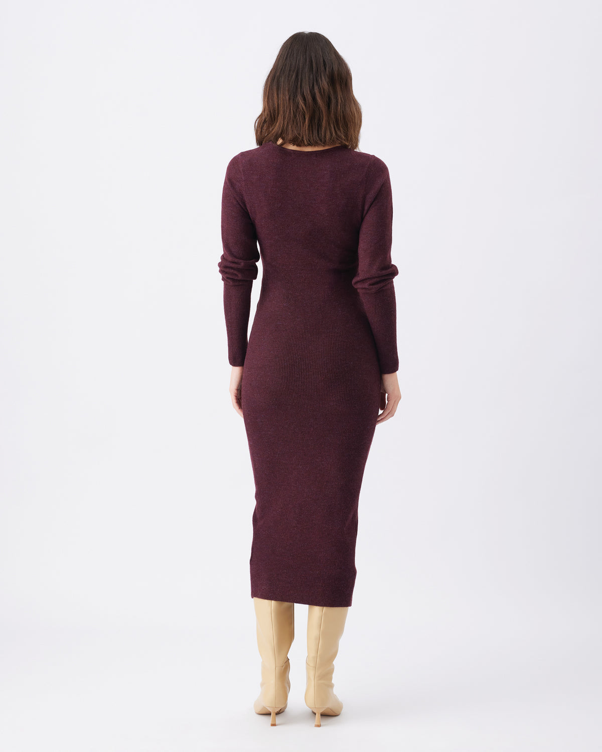 Heidi dress burgundy