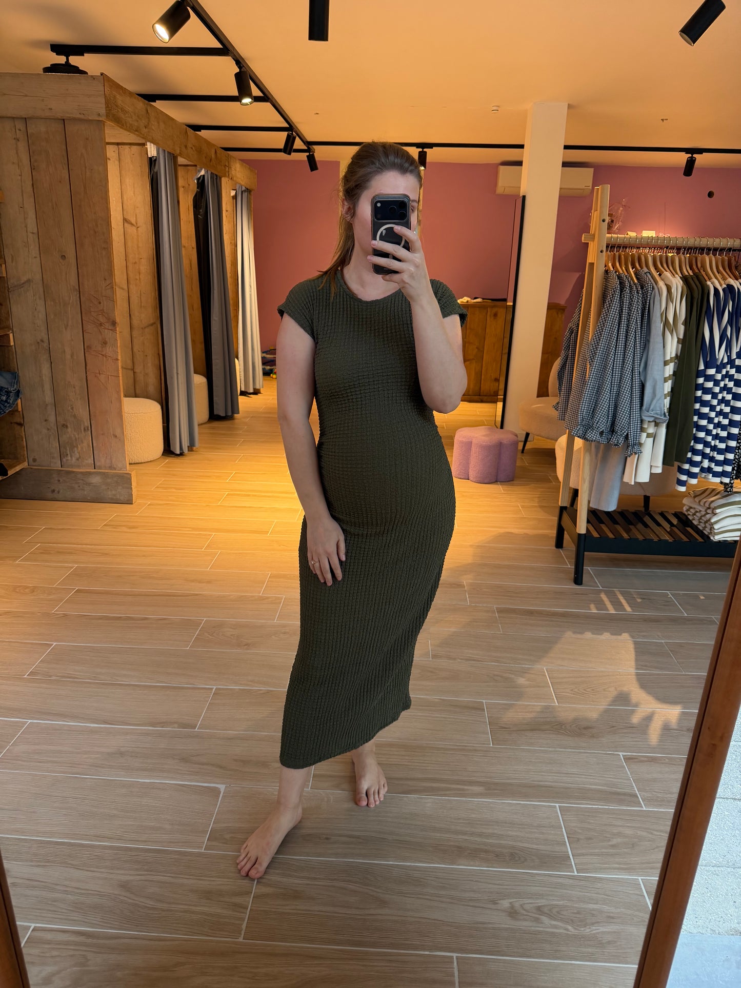 Zimra dress olive