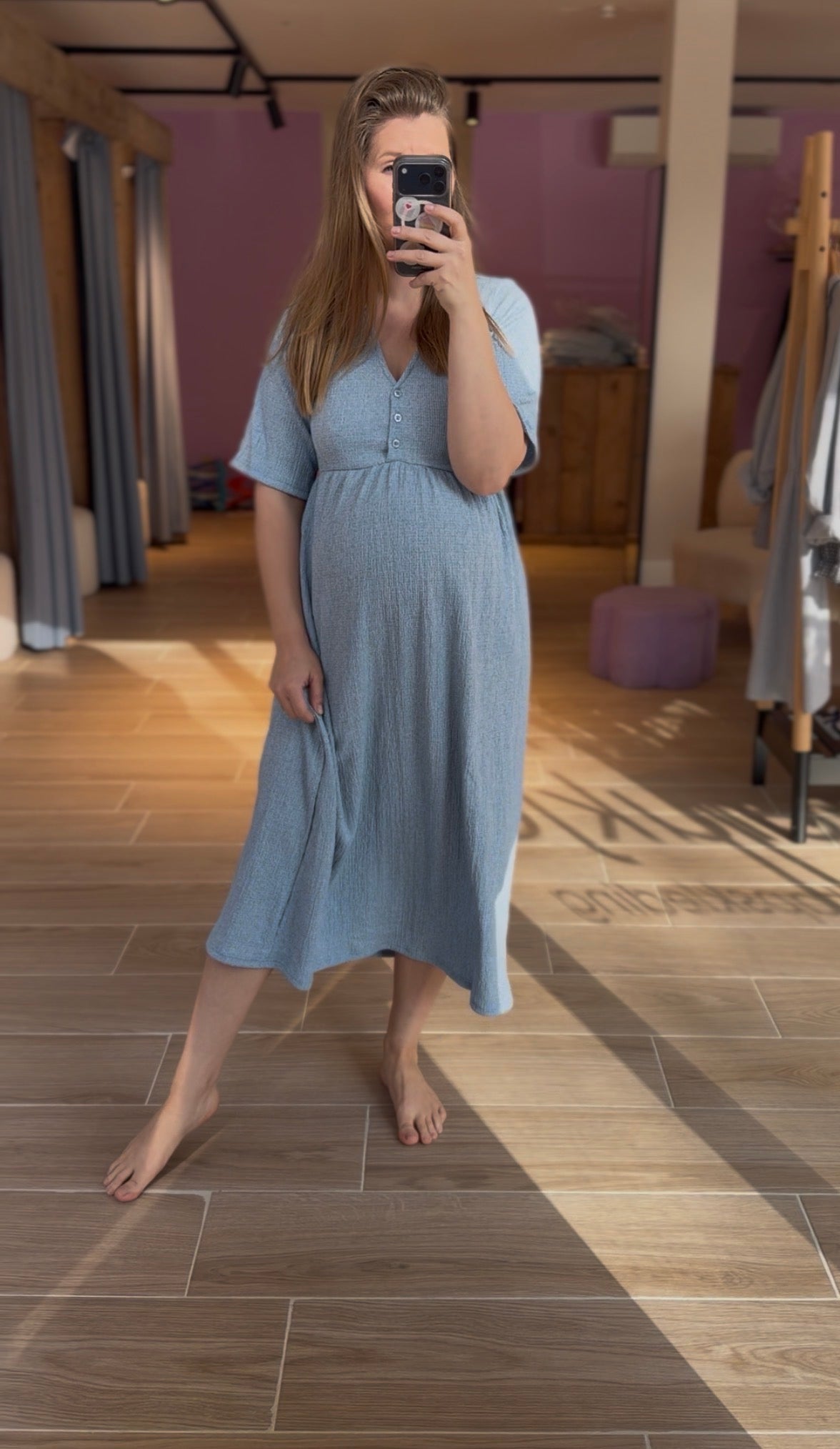 Jana lia dress blue