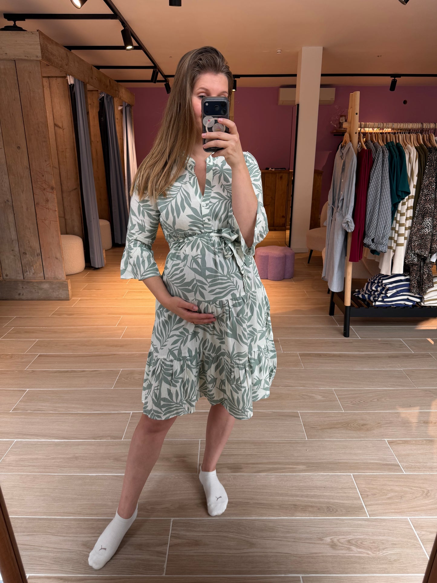 Jenny dress snow white/lily