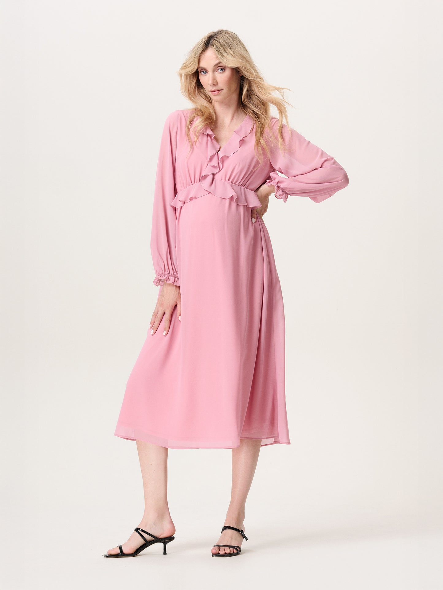 Dress LS midi Lilas