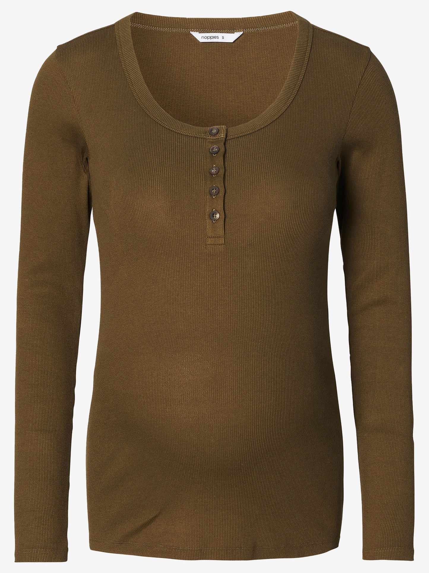 Odense nursing top dark olive