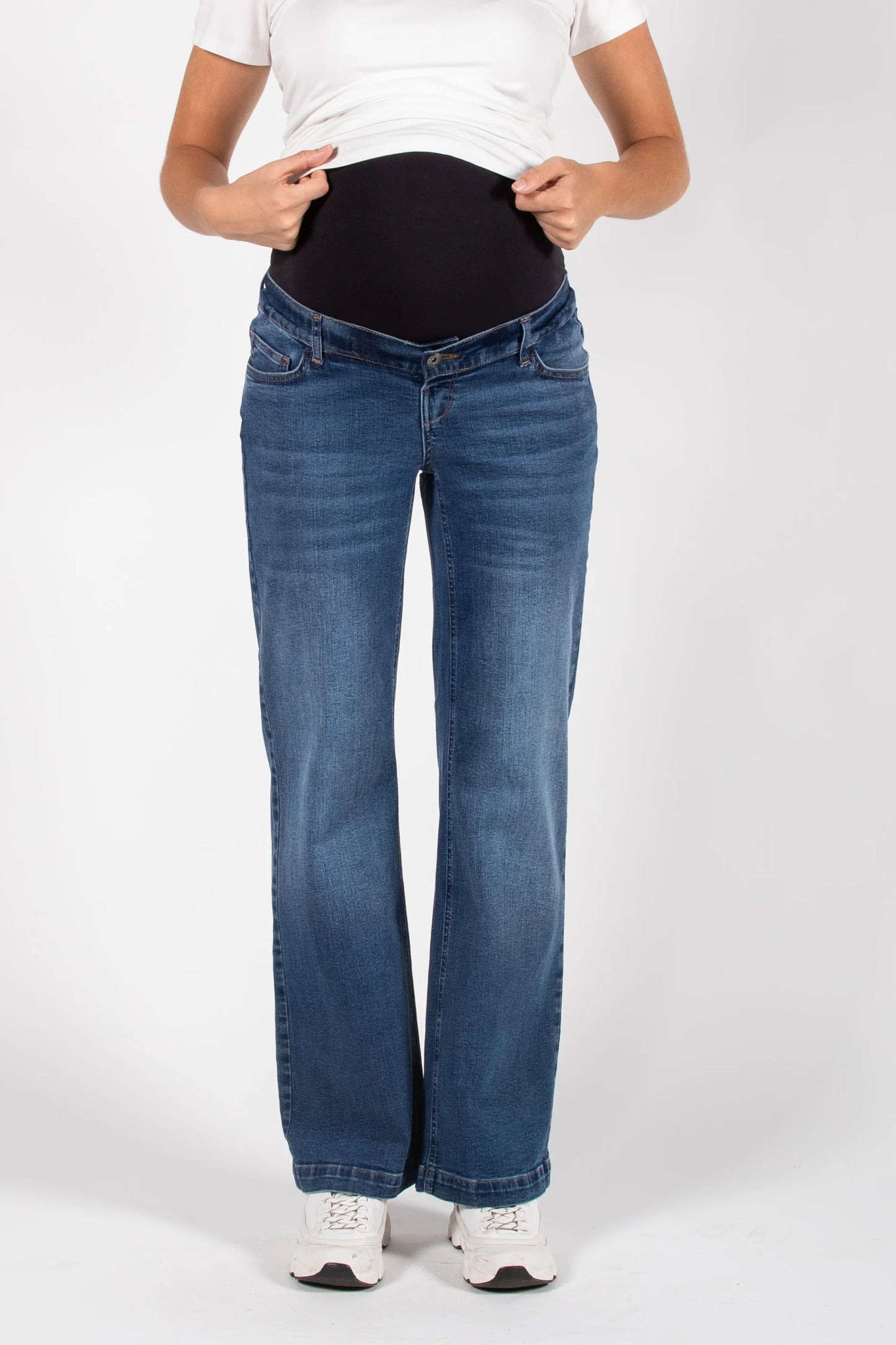 Jeans Julia wide stone wash
