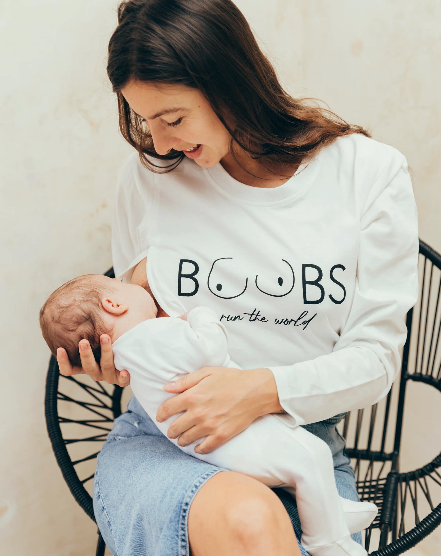 Nursing longsleeve boobs