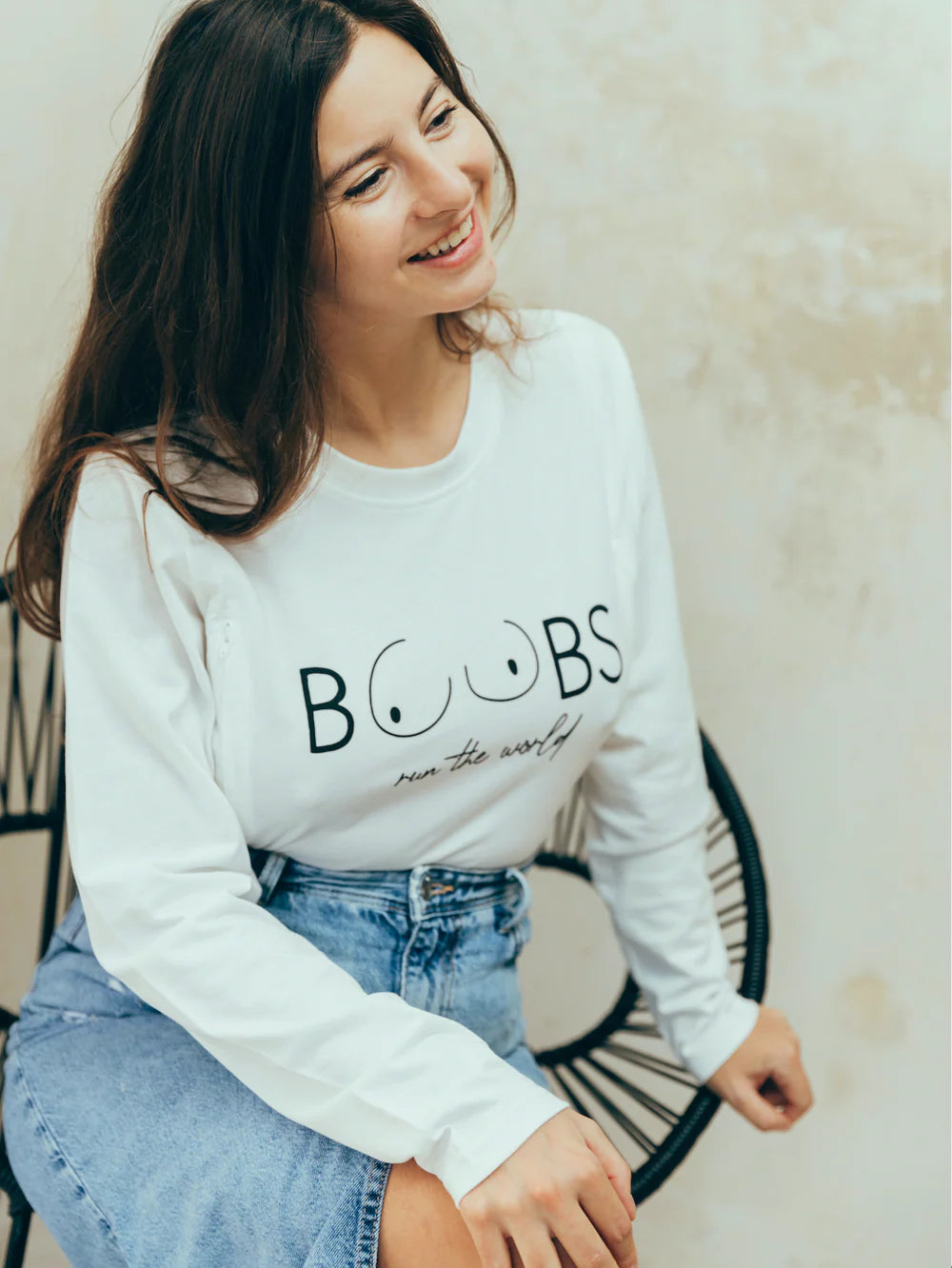 Nursing longsleeve boobs