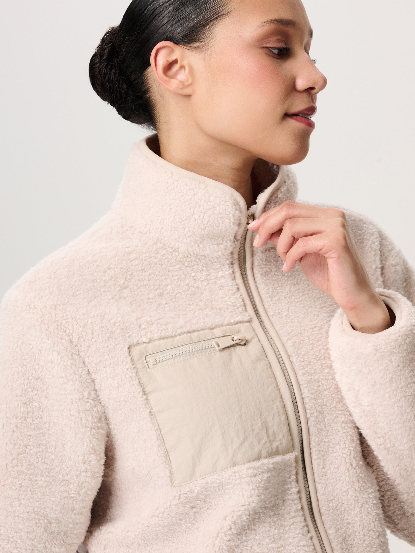 Teddy cardigan Light Sand LS