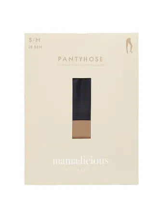 Malou panty 2pack black/tan