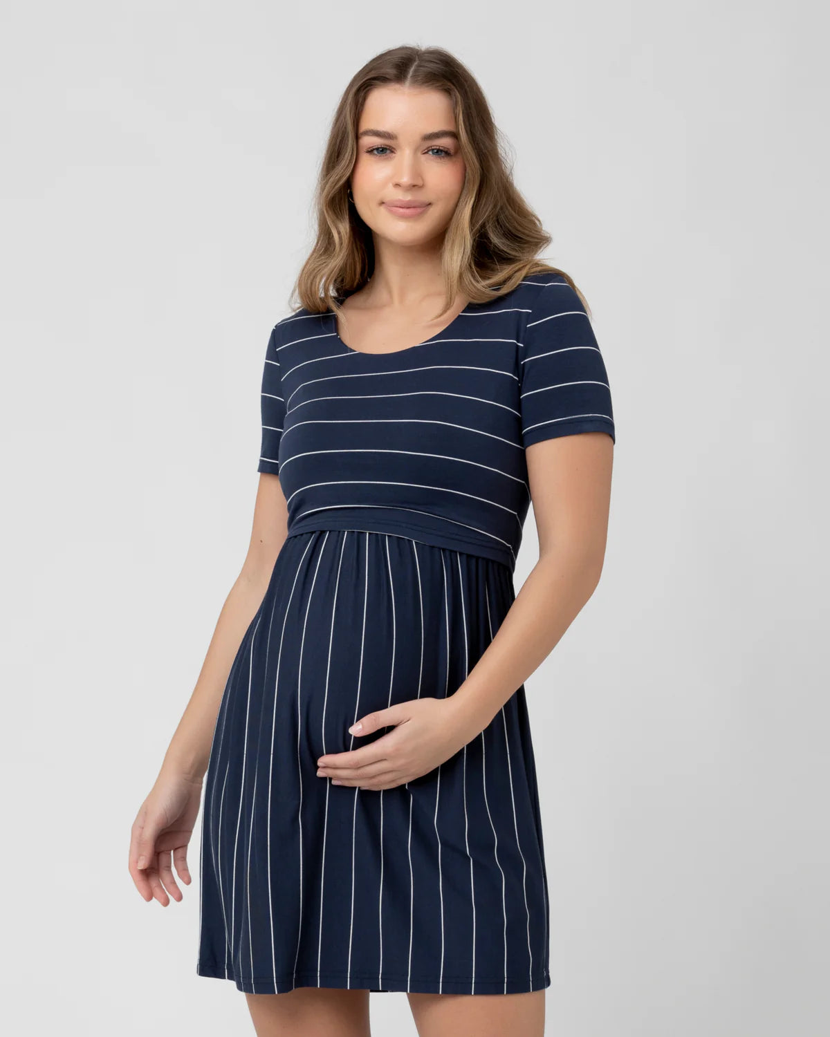 Crop top nursing dress
