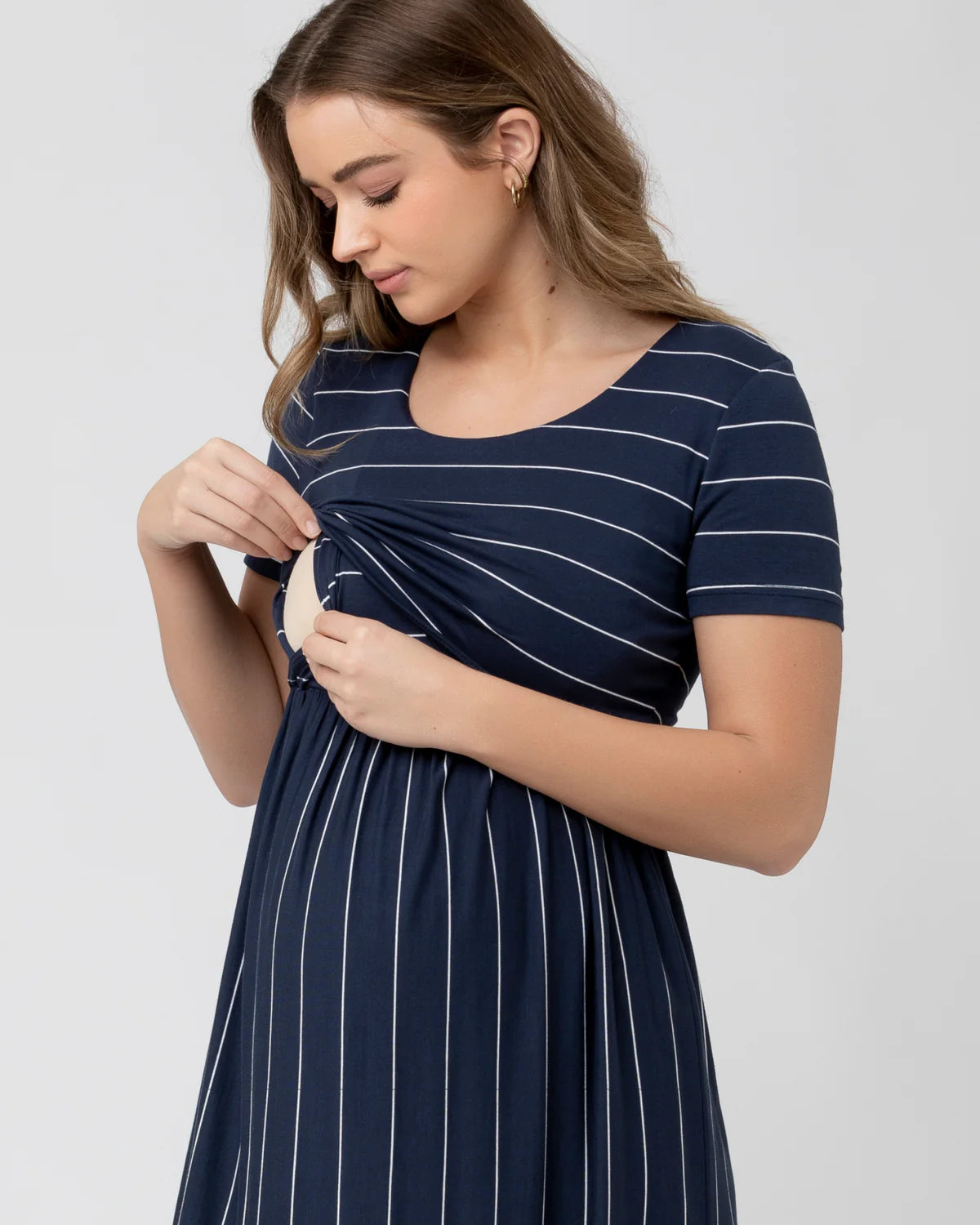 Crop top nursing dress