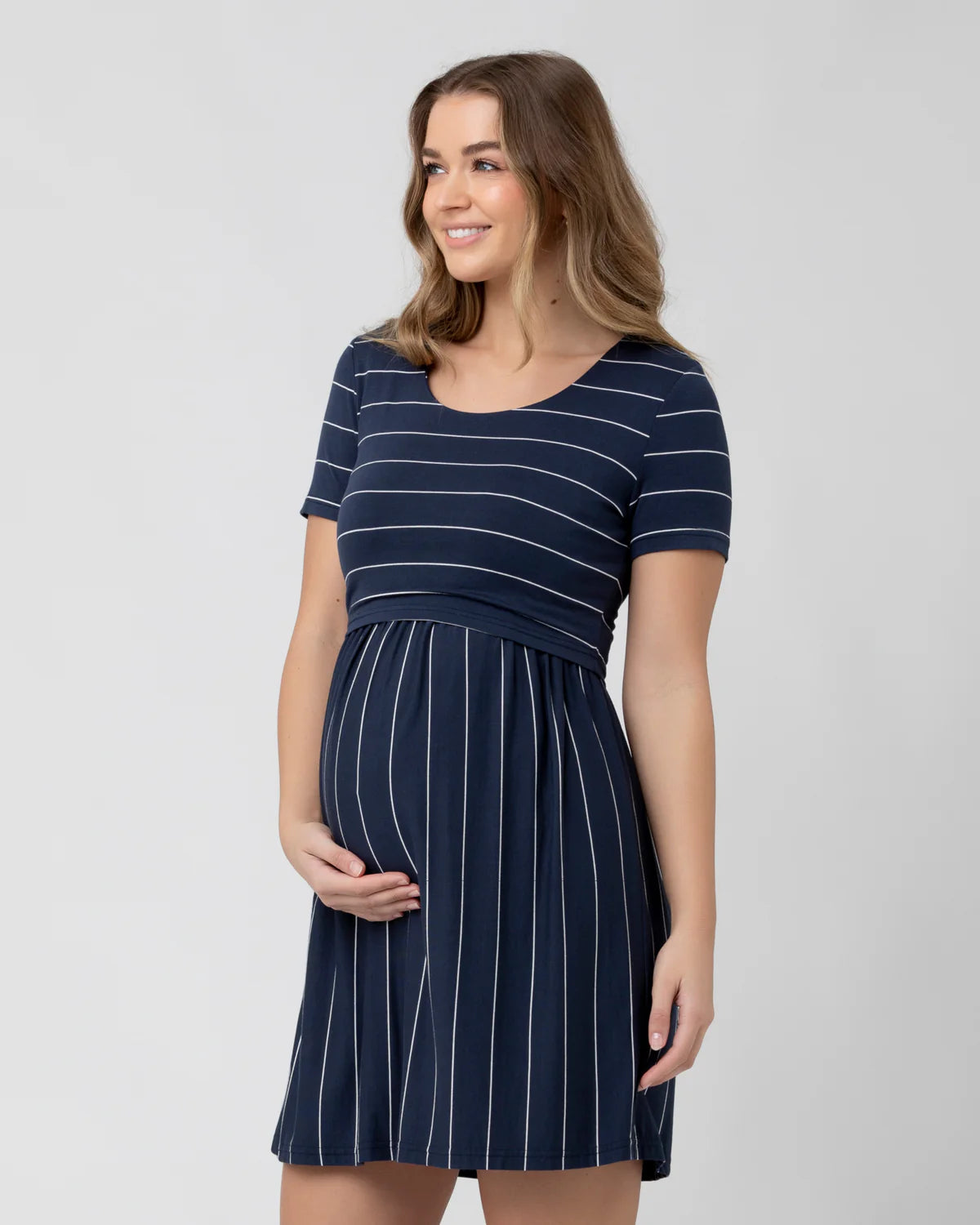 Crop top nursing dress