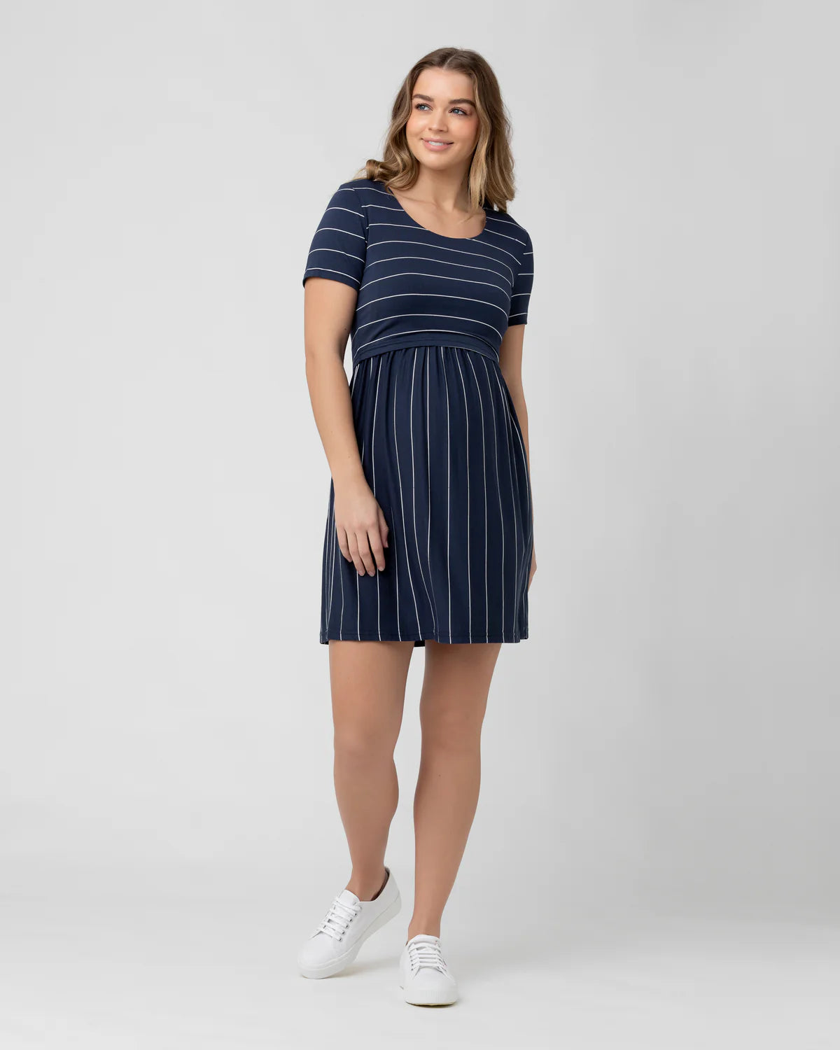Crop top nursing dress