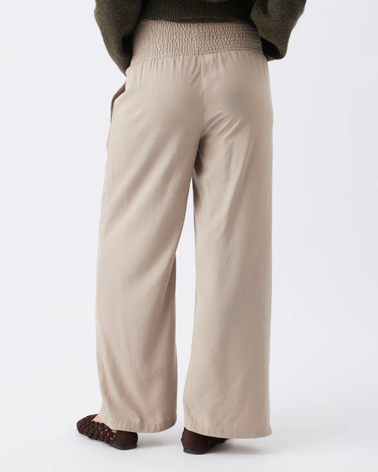 Wide leg tencell pants