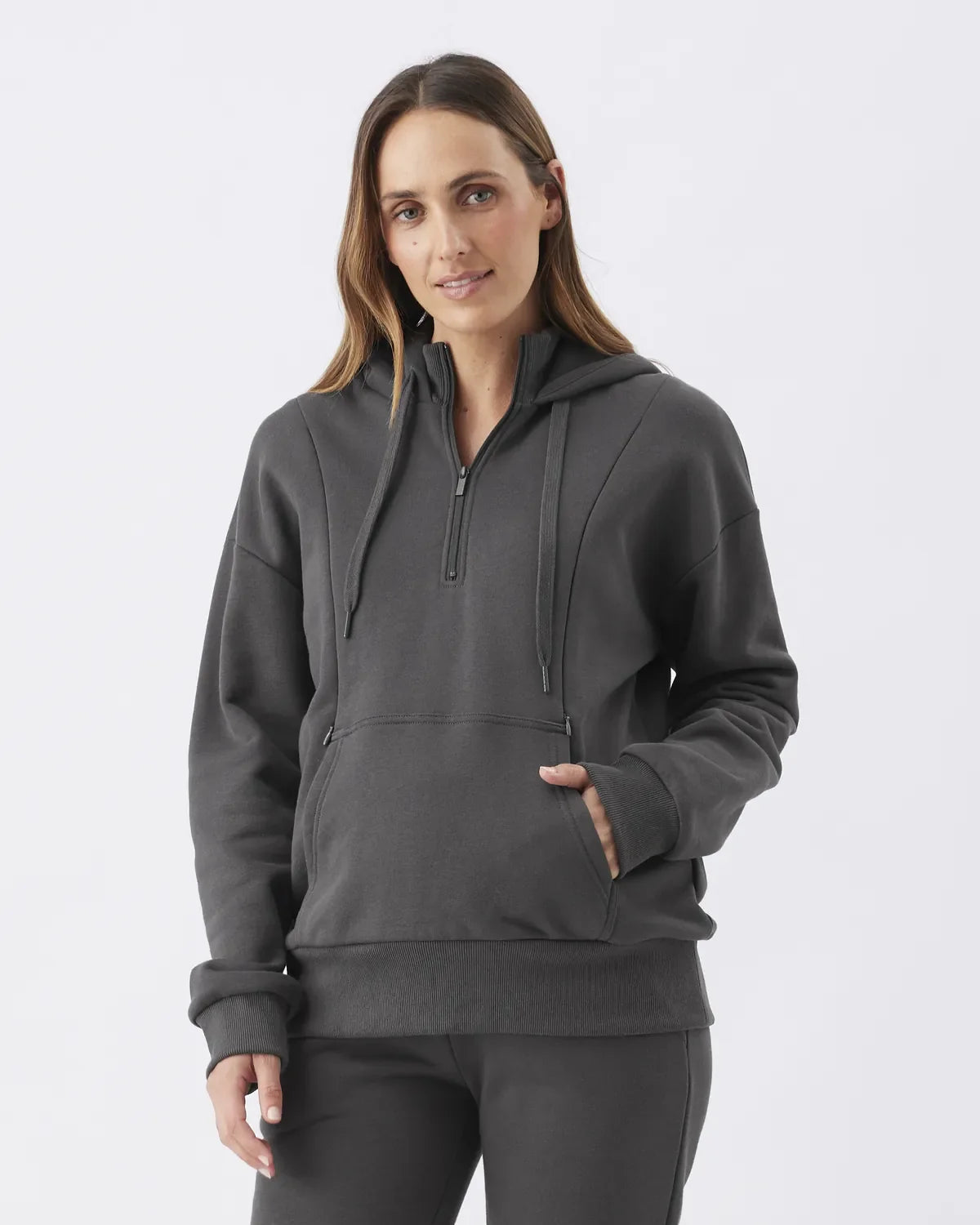Nicky nursing hoodie slate